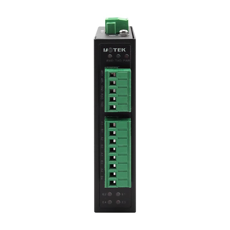 UT-5204宇泰(UTEK)232转4口RS485集线器：工业级通信神器，轻松搞定复杂布线难题！