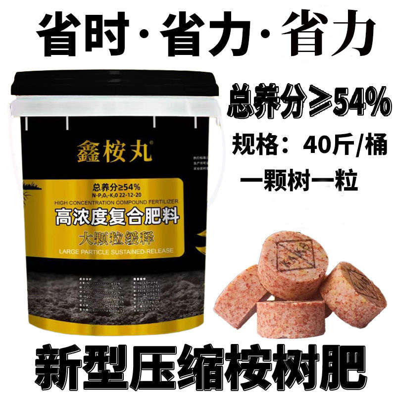 桉树专用肥大颗粒懒人肥大力丸防虫害复合肥厂家直销，轻松养护你的绿色伙伴！