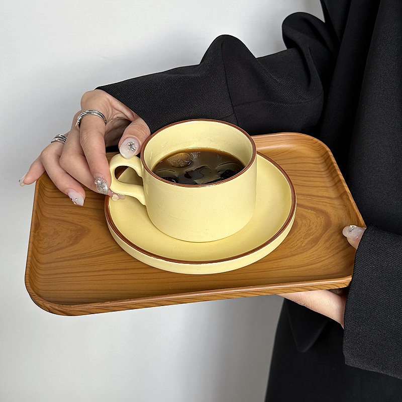 网红ins风咖啡杯托盘来袭，让每一杯奶茶都成为艺术品！