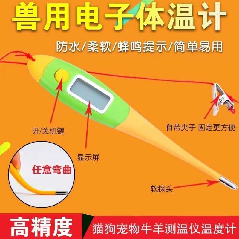 养殖必备神器：肛门兽用电子温度计，精准测量猪牛羊体温不再是难题！