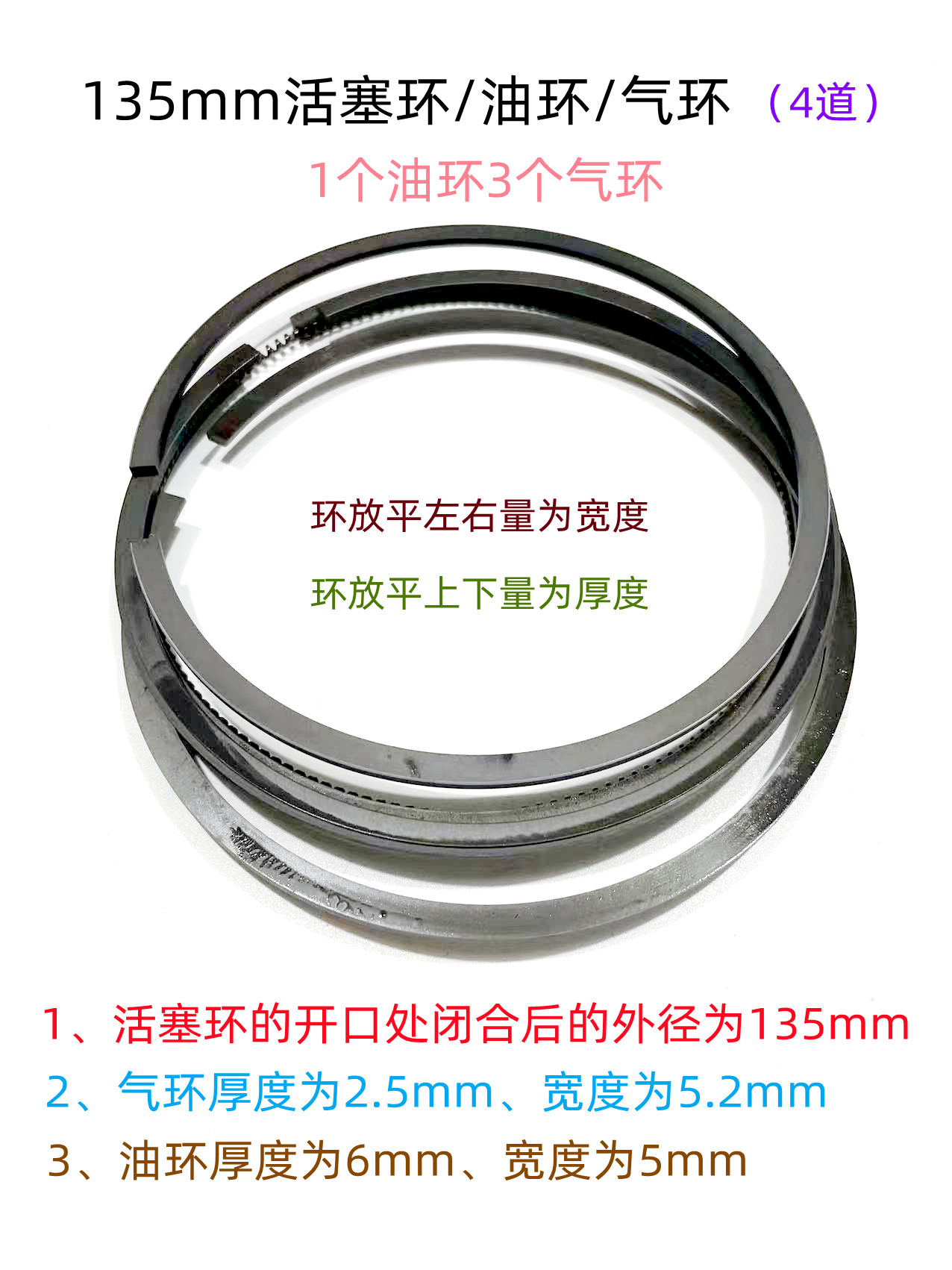 活塞环全能王：液压系统密封神器，18-210mm全规格现货等你来挑！️