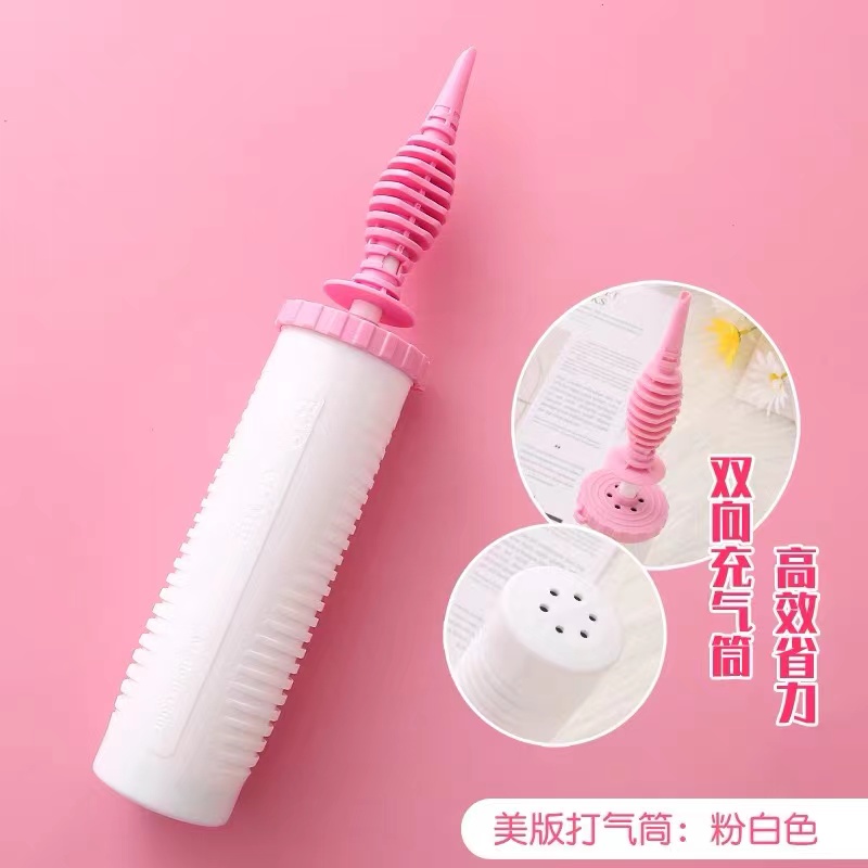 打气球神器来袭！手推打气筒充气球双向打气筒便携式工具，让你轻松搞定派对气氛！