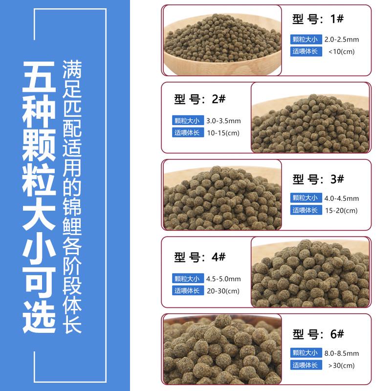 锦鲤鱼饲料40斤大包装：养鱼达人的福音，让你的锦鲤吃出好身材！