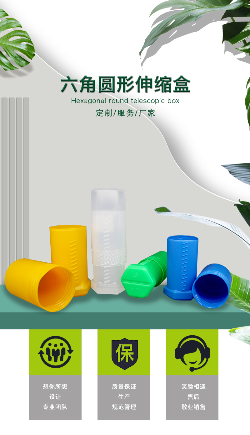 工厂直销刀具包装，圆形六角旋转塑料盒，让你的厨房工具井井有条！✨