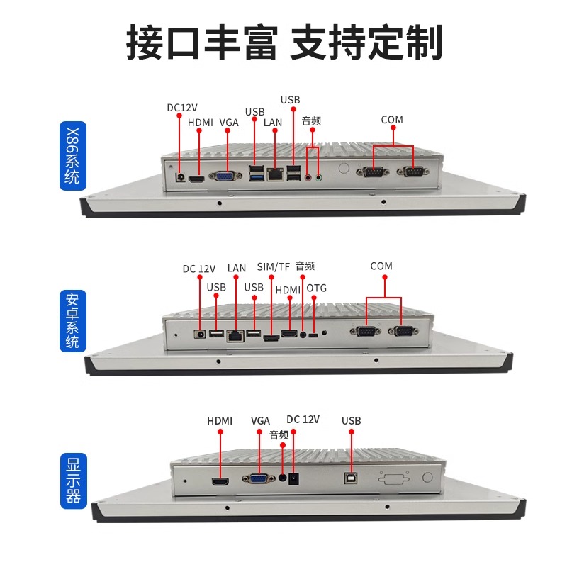 苏州海特HT-1700：嵌入式工控触摸屏电脑壁挂，专业级定制体验！️