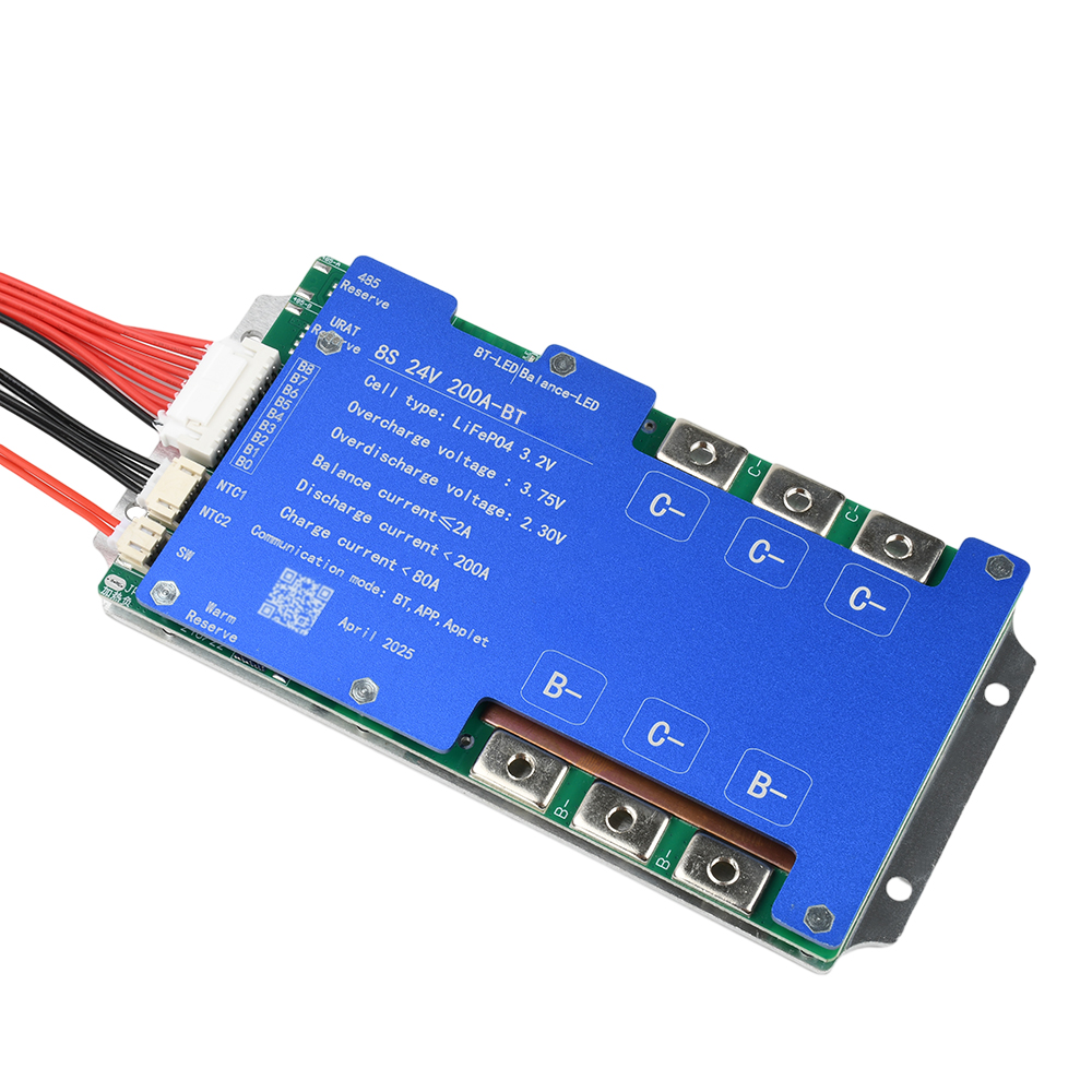 4S 8S 100A 200A锂电池保护板：蓝牙+485/UART，串联神器！