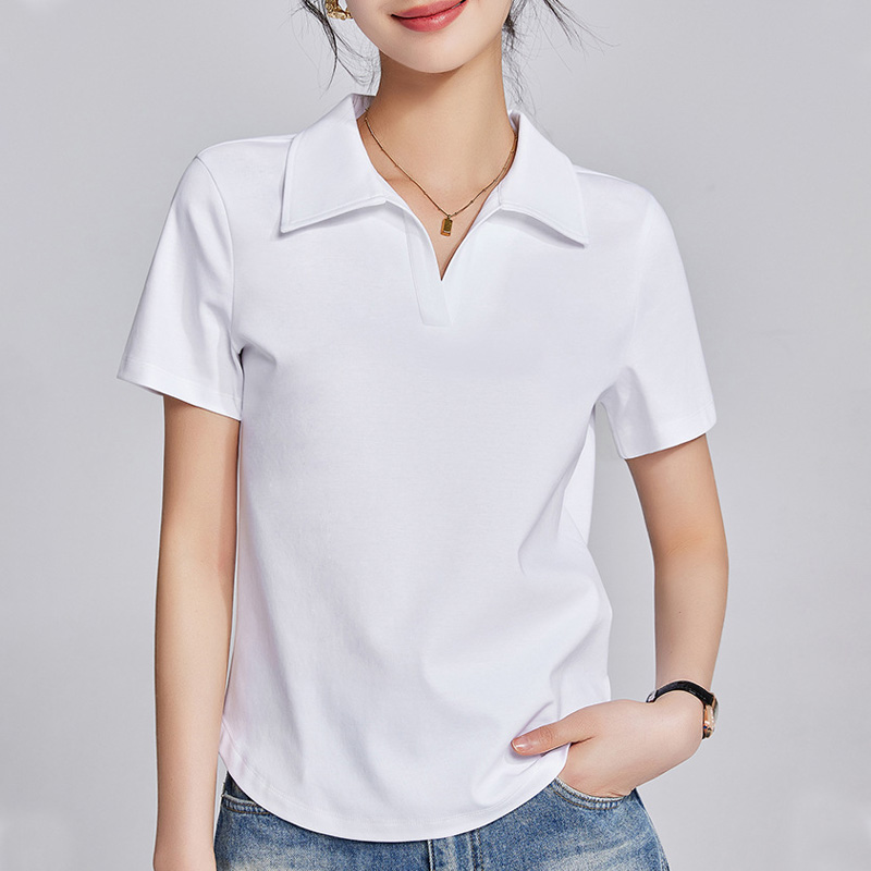 2025夏季新款女短袖T恤：正肩T、丝光半袖、Polo衫、翻领体恤，哪款才是你的时尚新宠？