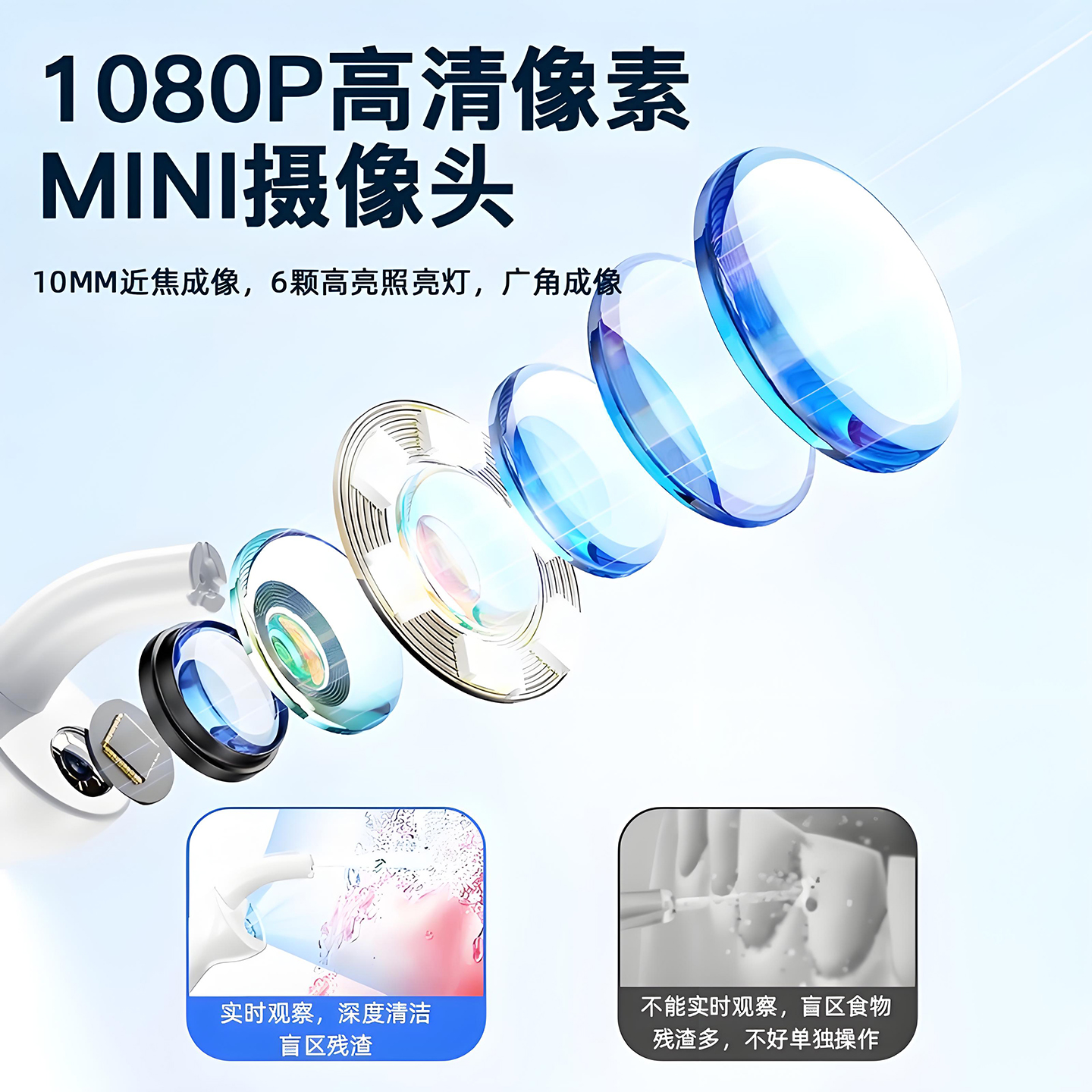 可视冲牙器：牙齿清洁新革命，便携神器，正畸人士必备！✨