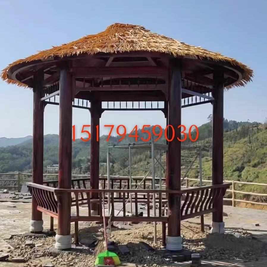 仿真茅草屋檐凉亭：户外休闲新风尚，打造自然风情小天地