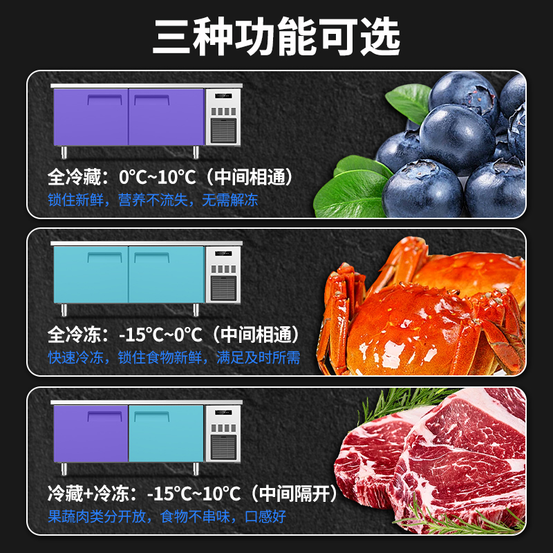 冷藏冷冻工作台的秘密：揭秘商用冰柜与不锈钢冰箱的高效运作！
