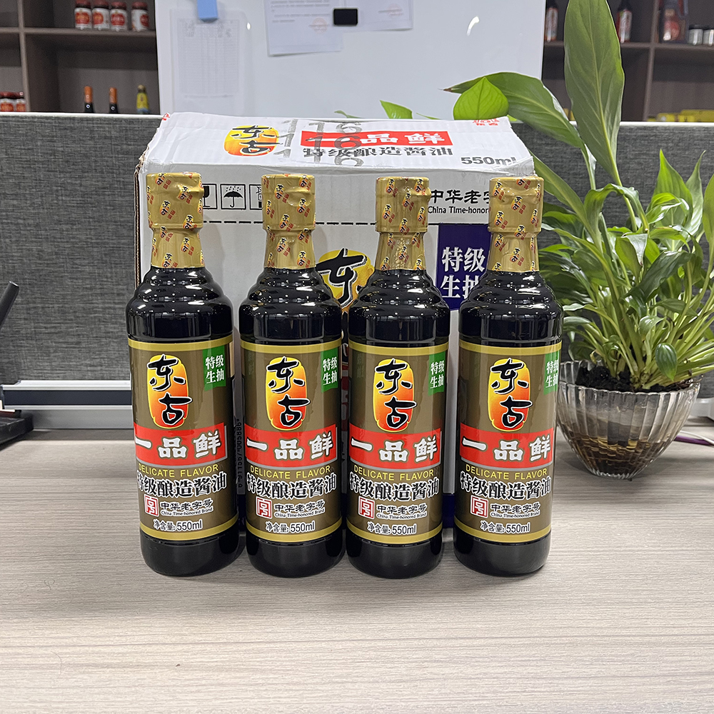 东古一品鲜酱油：家庭调味必备，拌饭神器，三瓶包邮！
