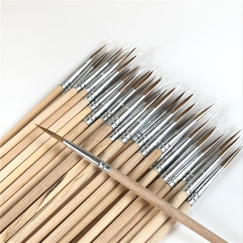 狼嚎水粉笔工业用油漆毛笔水彩画笔国画毛笔大中小颜料笔刷勾线笔：艺术创作的神器！