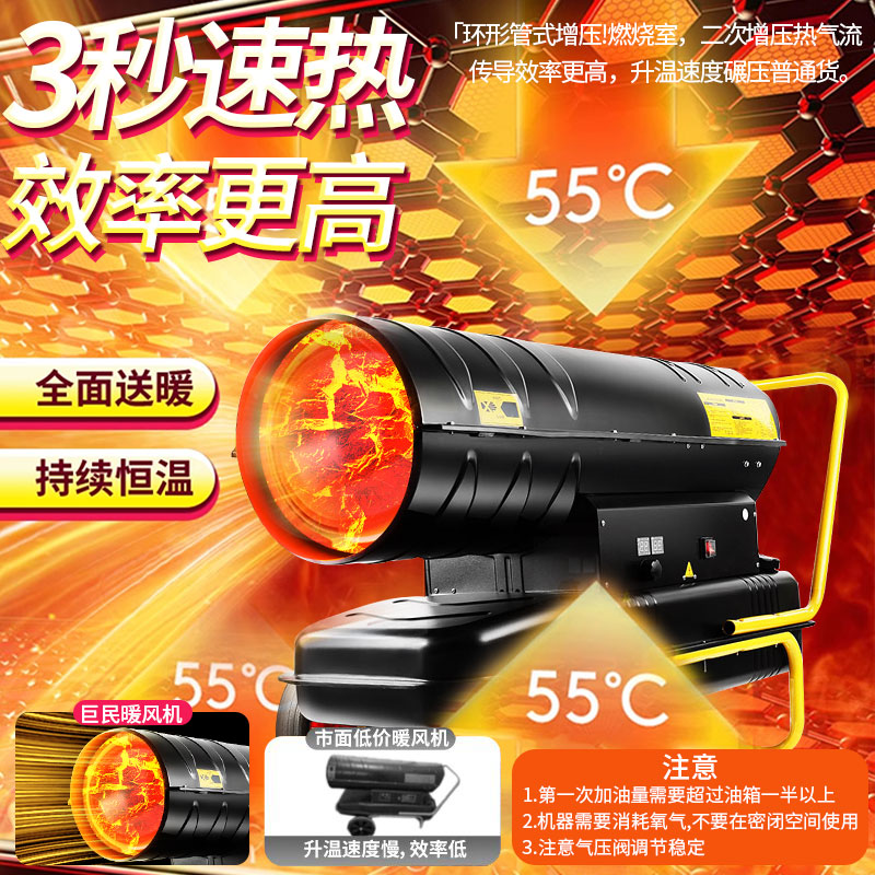 大棚柴油增温炉：冬季蔬菜增温神器，养殖育雏取暖器设备大揭秘！