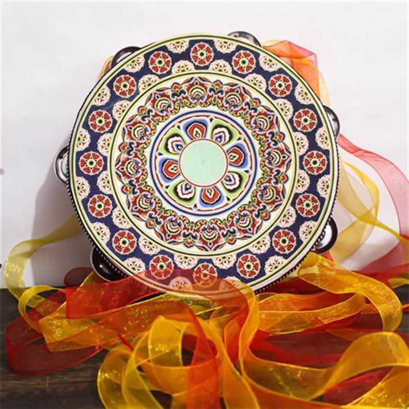 儿童敦煌飞天舞蹈道具：铃鼓+汉服，解锁传统文化新玩法！