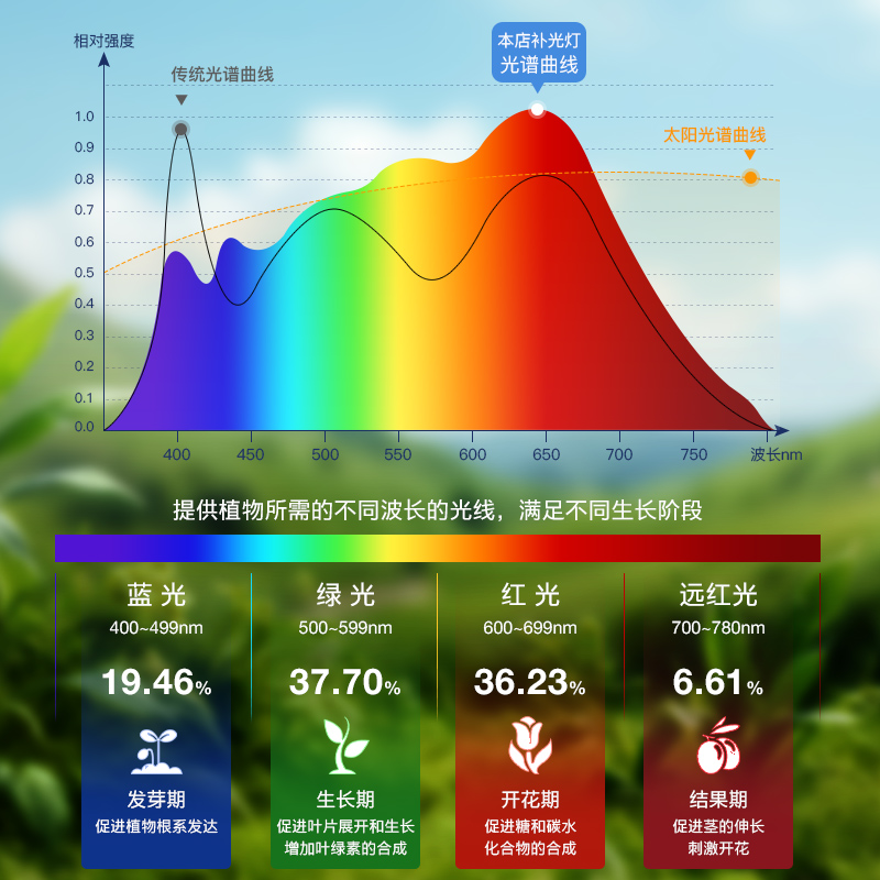 室内全光谱植物补光灯：给你的多肉和绿植一个“阳光灿烂”的家！