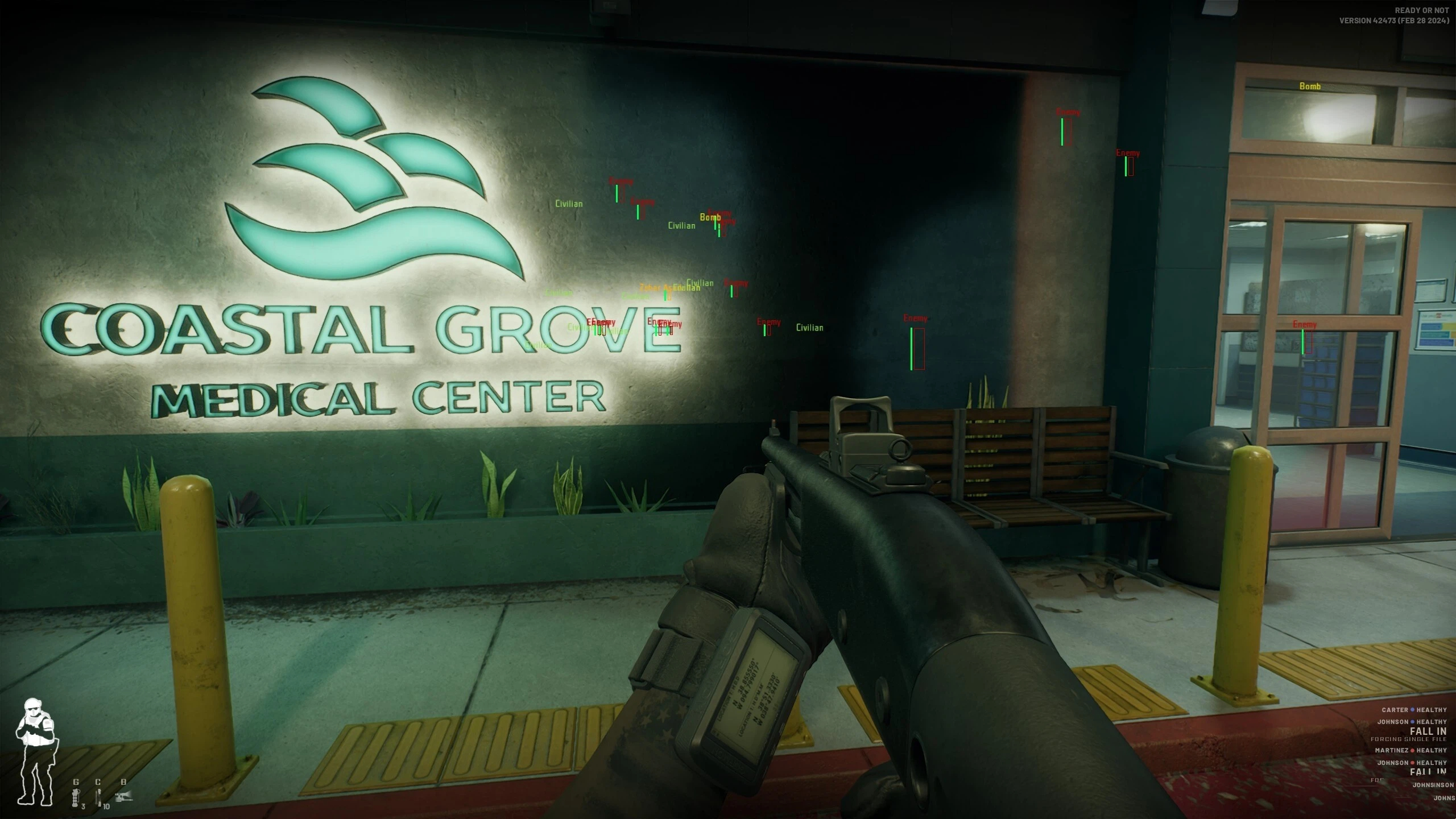 Ready or Not 严阵以待·透视无后座解锁门作弊v1.9