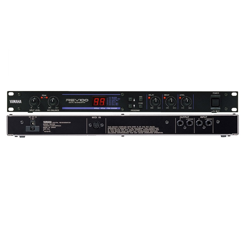 Yamaha雅马哈 REV100：专业级卡拉OK混响器，打造家庭KTV新体验