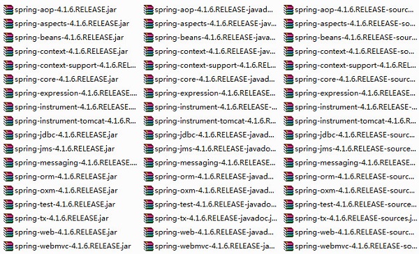 Spring jar包4.1.6官方版