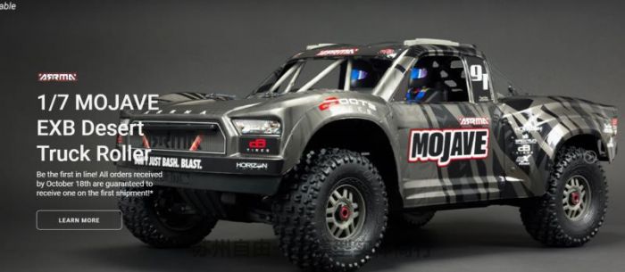 ARRMA Mojave EXB：越野狂飙新体验，征服荒野不是梦！