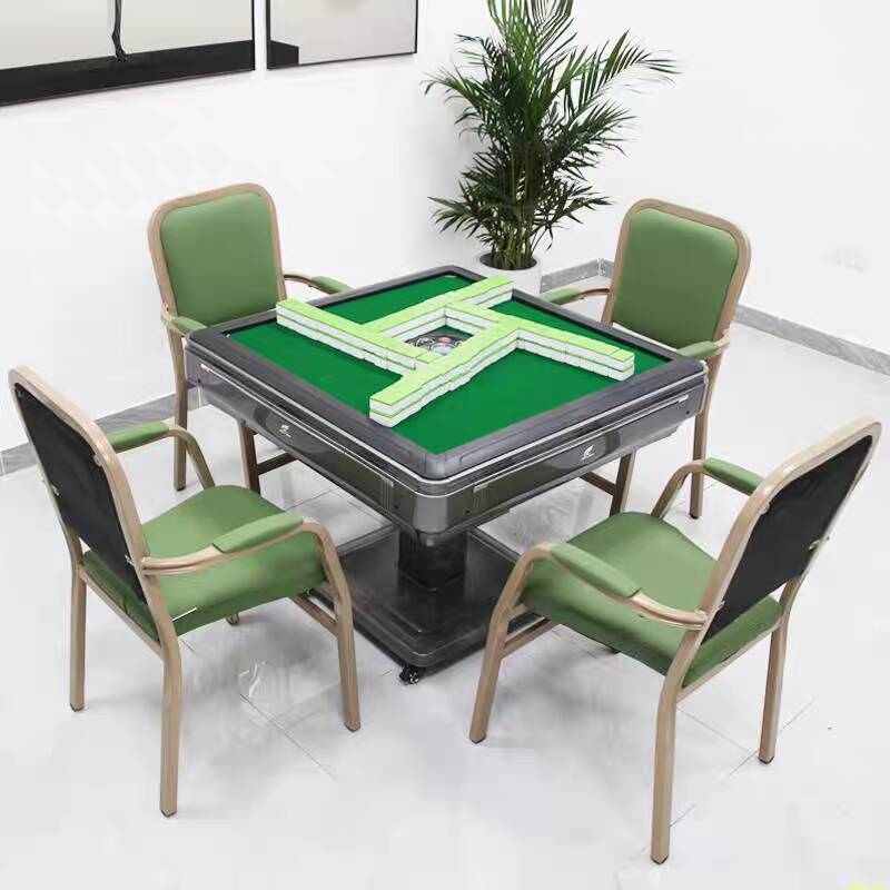 麻将凳子靠背：家用麻将椅四件套，让游戏体验更上一层楼！棋牌室必备神器！棋牌桌椅新升级
