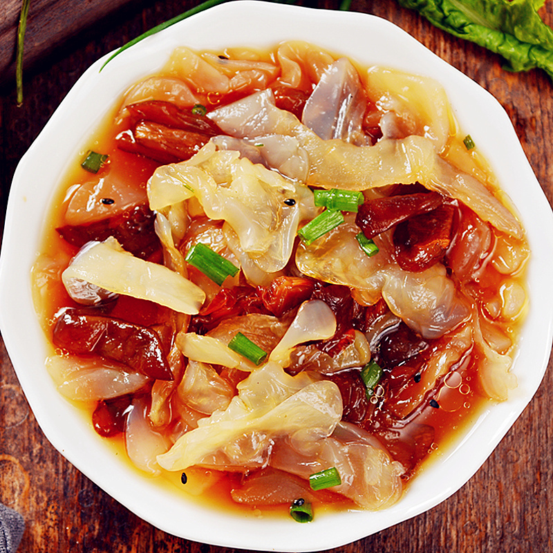 新鲜即食海蜇头：解锁夏日清爽新吃法，商家必备凉拌菜食材！