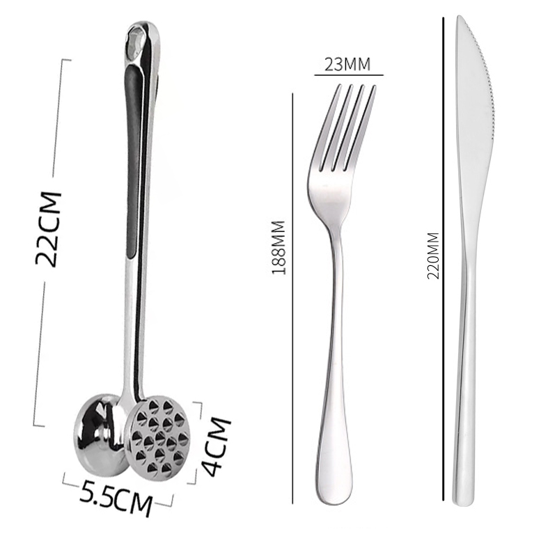 304不锈钢松肉针：解锁牛排嫩滑新境界，告别咬不动的烦恼！