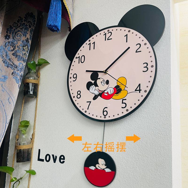 创意卡通装饰挂墙钟表：点亮空间的趣味时间管家