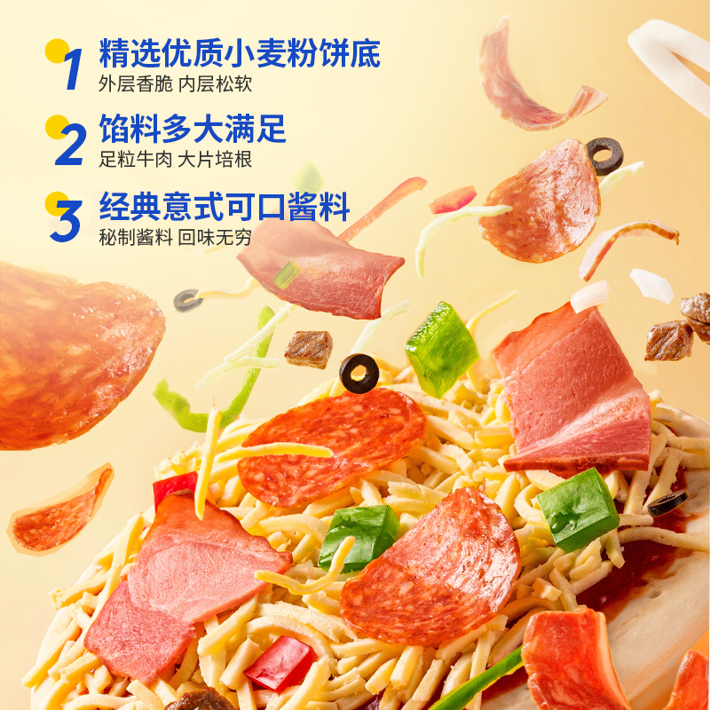 小牛凯西披萨：榴莲饼底的奇妙之旅，空气炸锅加热即食早餐新宠！