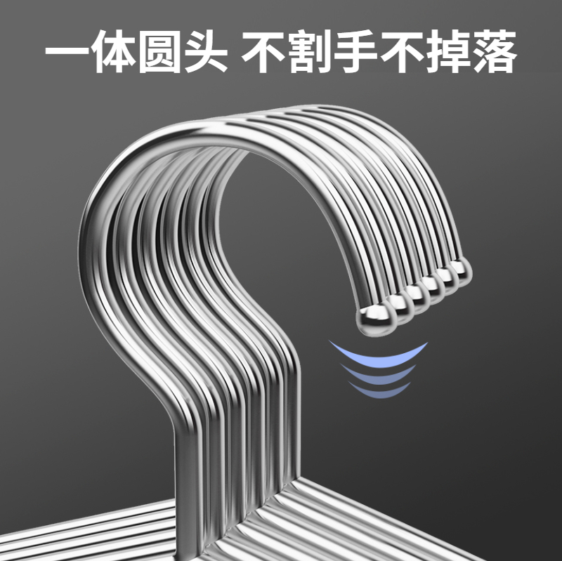 实心不锈钢衣架：冬天晾衣服的神器，你的衣物也需要豪华待遇！