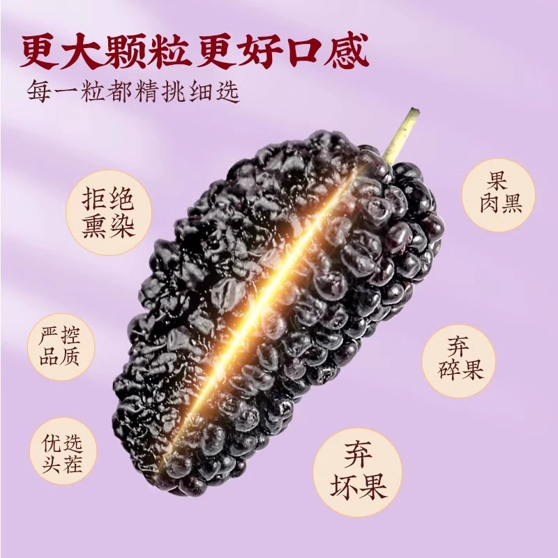桑葚干：新疆宝藏果干，泡茶神器，解锁健康美味新方式！