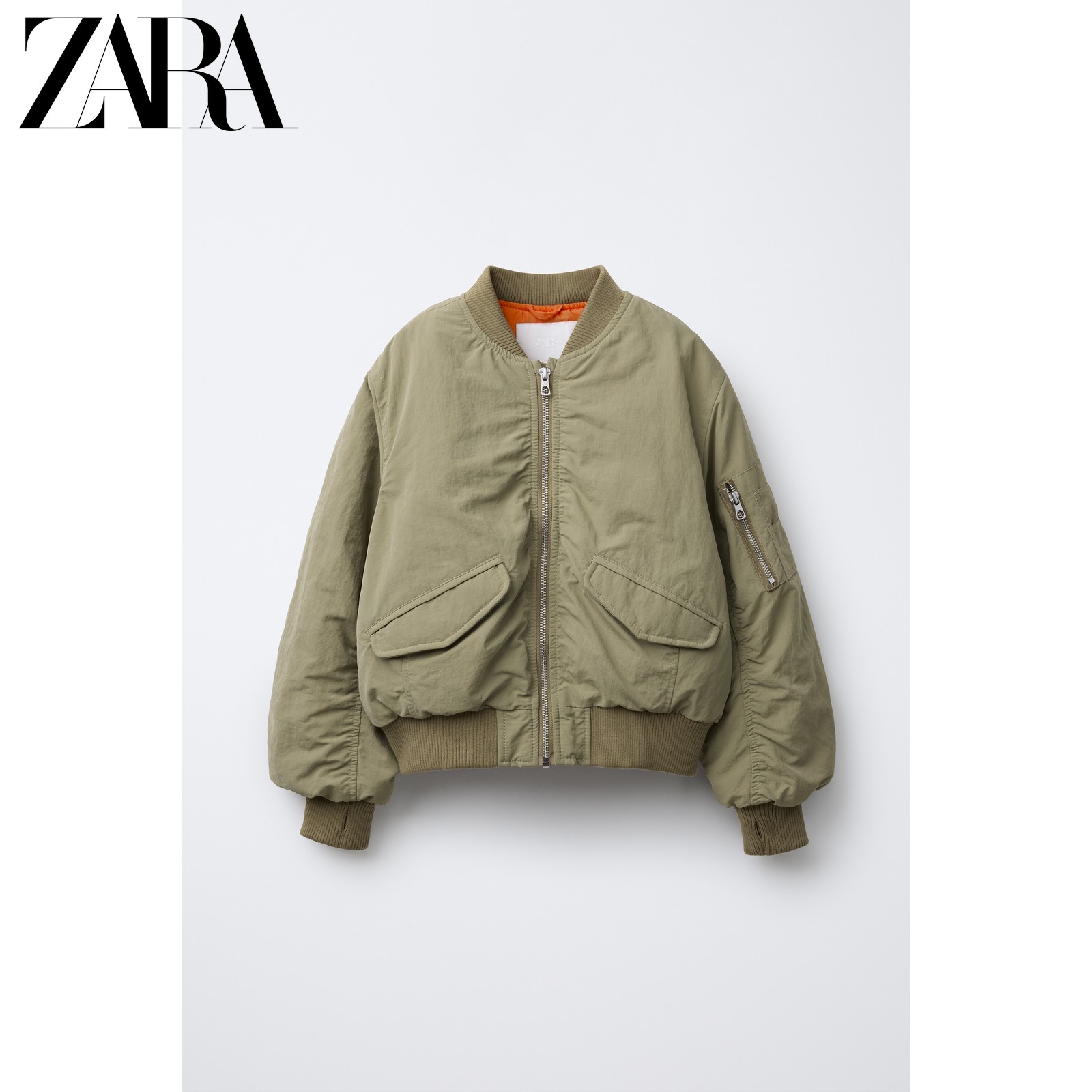 ZARA折扣季：女童尼龙飞行员夹克，5644620，妈妈们的购物新宠！