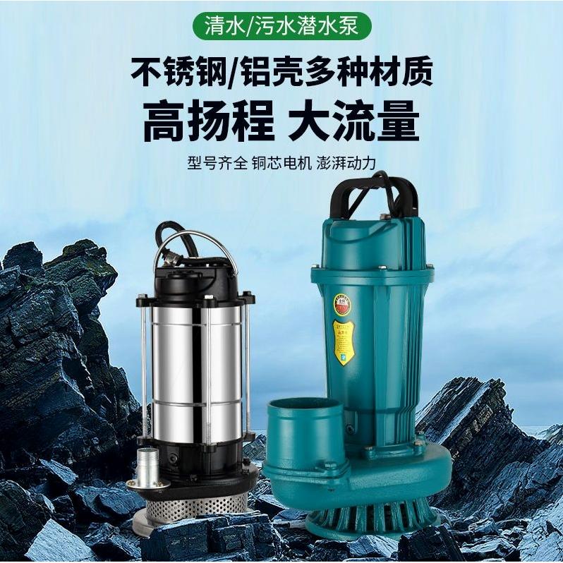 德国进口220V潜水泵，家庭农用全能王，轻松搞定灌溉排水难题！