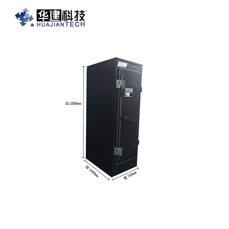 华建指纹密码锁电磁屏蔽机柜HJ-42U：安全防护新升级，你的数据守护神！
