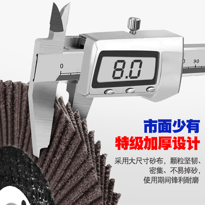 热销坚力士百页片：解锁不锈钢打磨新境界，轻松搞定各种花型叶轮！