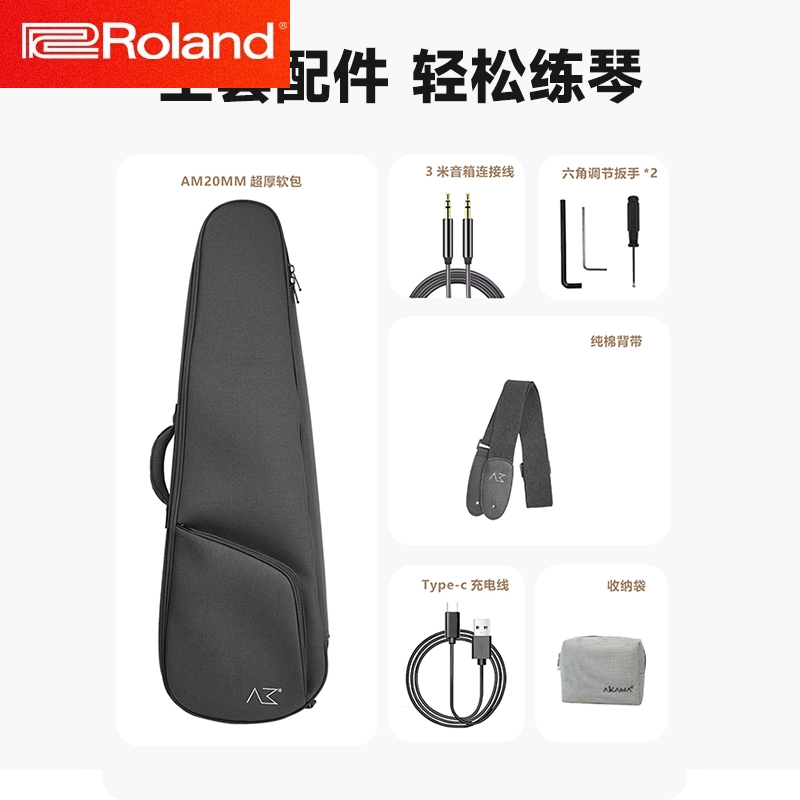 Roland罗兰新款电贝斯：迷你数字静音怪兽，律动精灵，初学者福音！