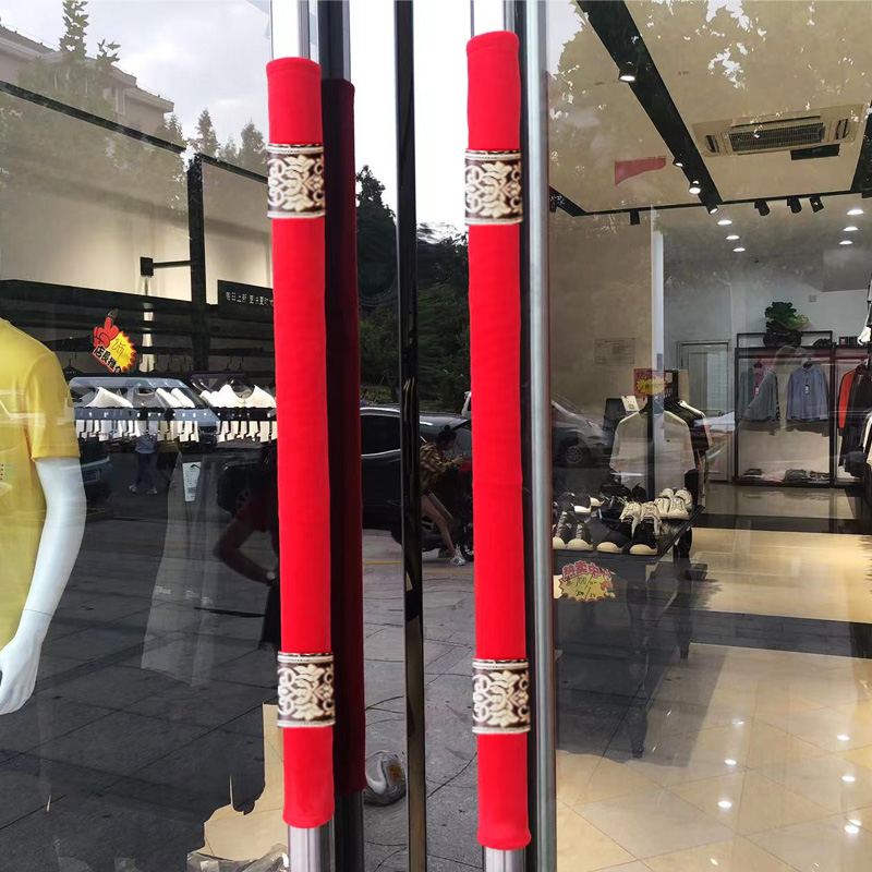 新品特价门把手保护套：防撞滑晒加厚四季通用布艺，家居安全新守护！️