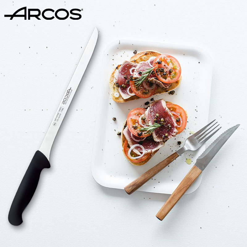 Arcos西班牙原装进口锻造火腿片刀：解锁专业级切片新体验，三文鱼刀界的王者Slicing Knife!