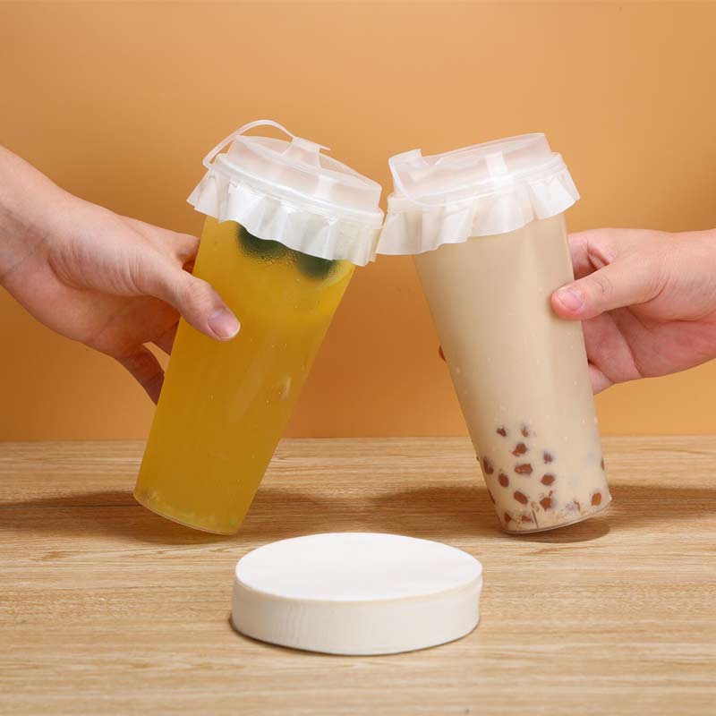 奶茶防漏纸+咖啡防溢垫片=外卖饮品零烦恼！