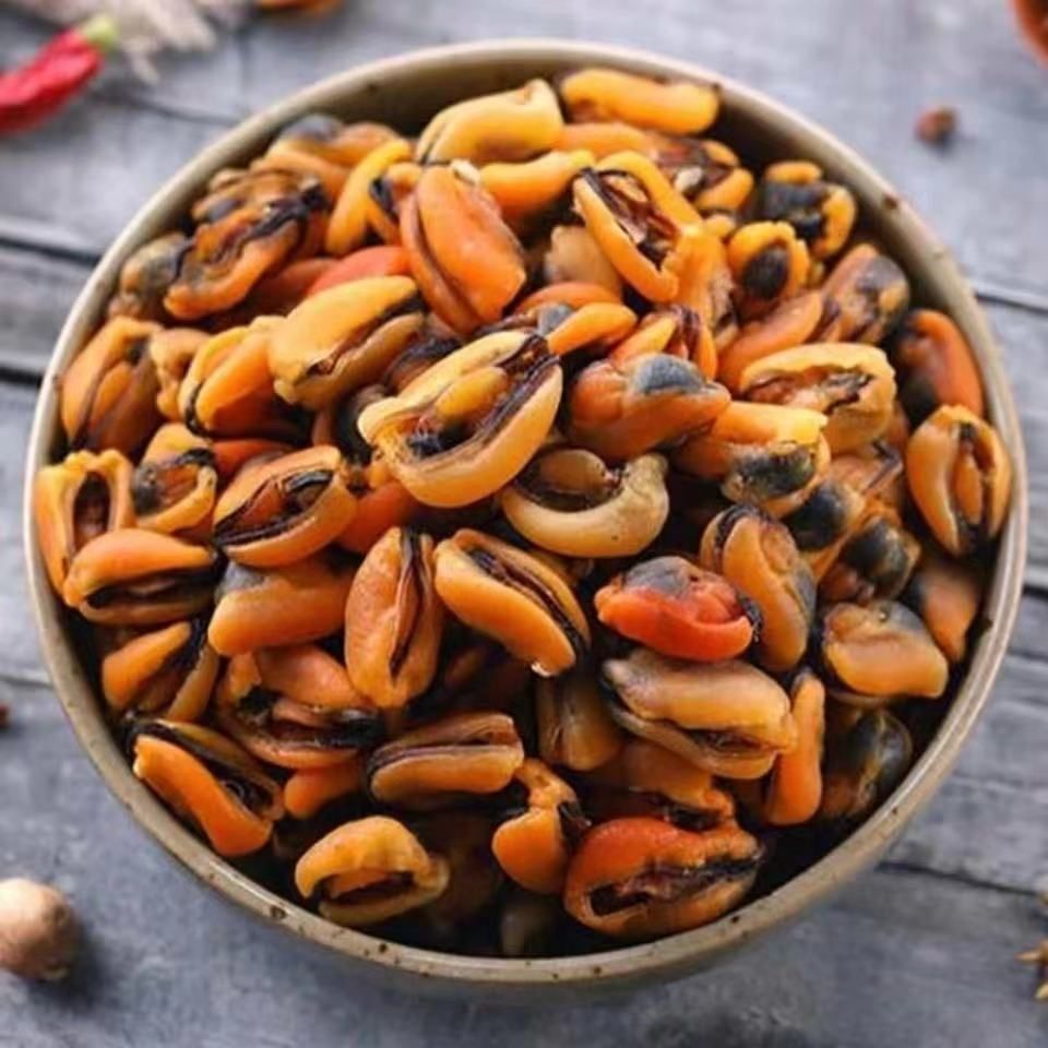 山东日照海虹干特大淡菜干青口贝贻贝海鲜干货无沙淡菜青口淡菜：鲜美直达餐桌的海洋滋味