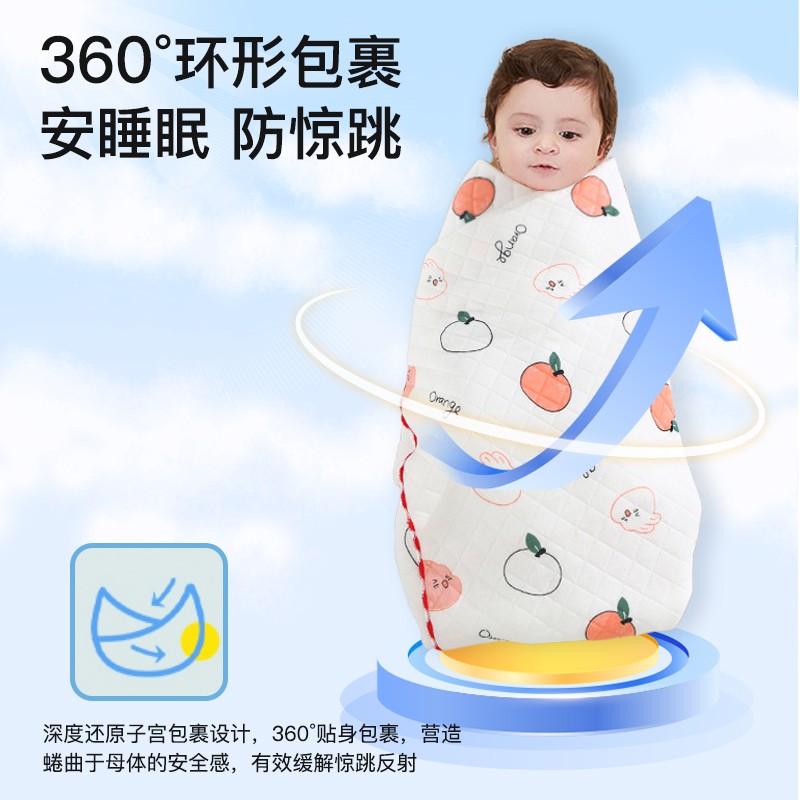 新生儿必备神器：四季适用纯棉包被，守护宝宝每个瞬间