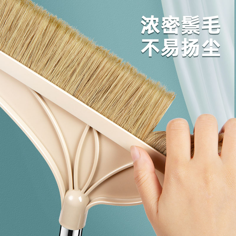 2025新款猪鬃毛扫帚套装：告别粘发烦恼，扫地神器来袭！✨