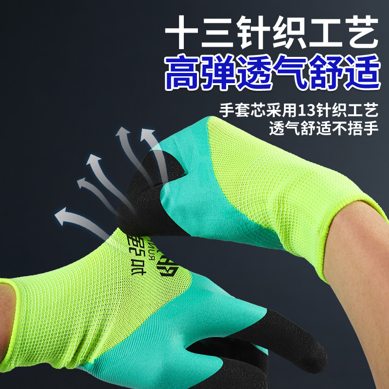 Raxwell40kV绝缘手套：电力作业安全新标准，橙色亮眼防护必备！⚡️