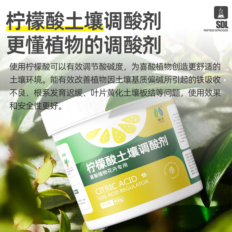 柠檬酸土壤调酸剂：蓝莓土壤改良的秘密武器，喜酸植物的酸性伴侣！