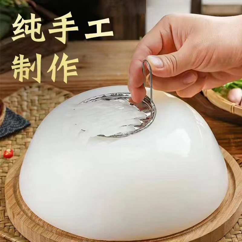 夏日清凉解暑神器！孟州南庄绿豆凉粉，一口入魂的地道风味！️