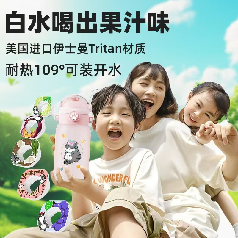 JOYFIT联名款吾皇猫Tritan材质果味水杯：白水也能喝出饮料味？
