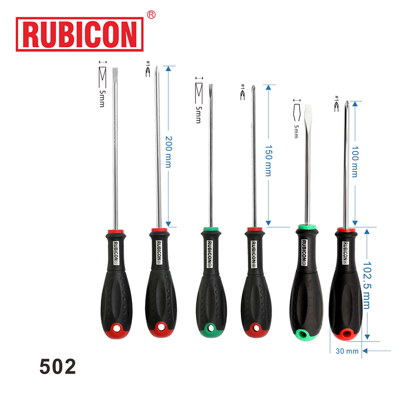 日本罗宾汉RUBICON绝缘螺丝刀：电工必备神器，安全与效率的完美结合！