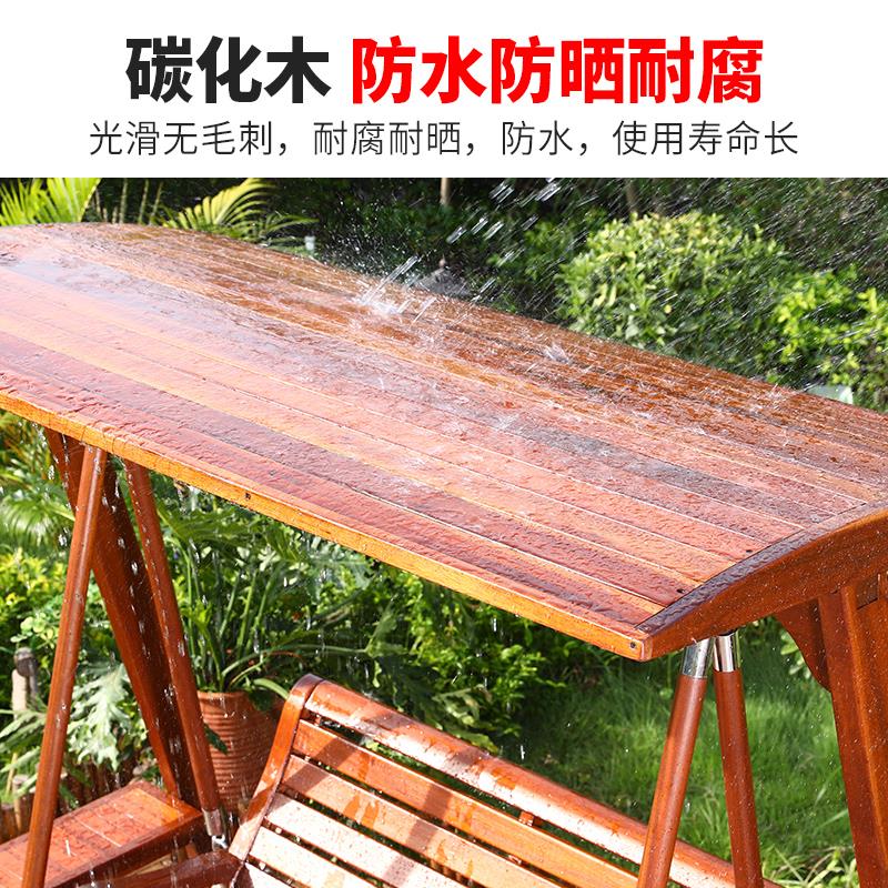 菠萝格木秋千：户外防腐木庭院神器，打造你的阳光小窝！