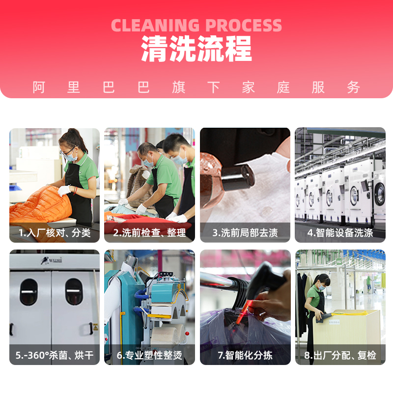 【羽绒服冬衣任洗4件】免费取送洗衣服务，冬季保暖无忧！❄️