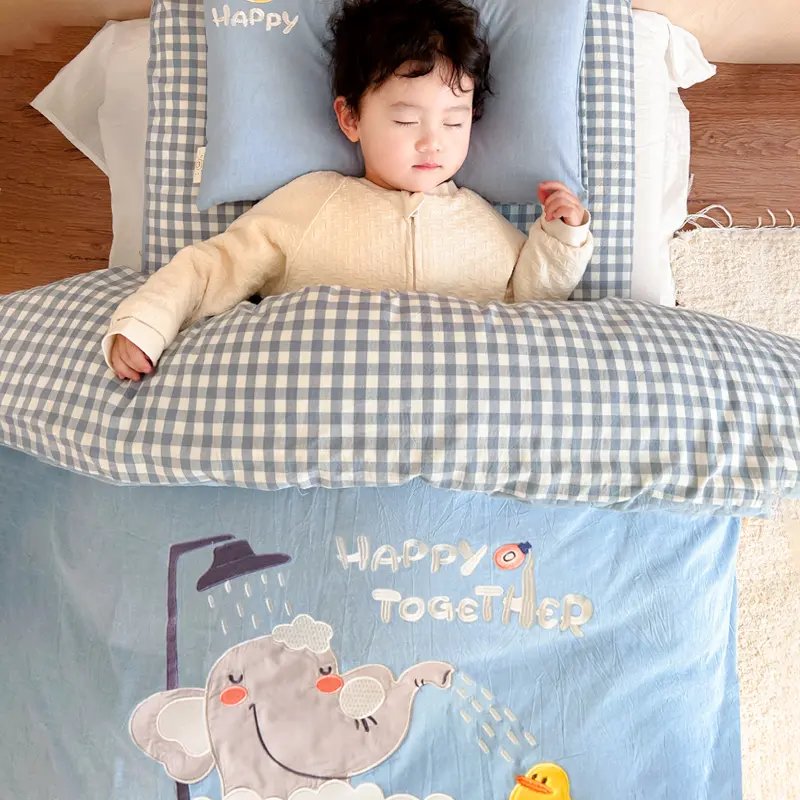 美真A类全棉幼儿园被子三件套，宝宝入园必备神器！