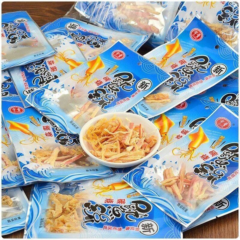 海味即食零食干白鱿鱼丝：海洋的味道，下酒菜新宠！